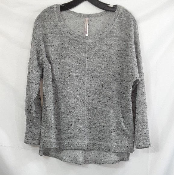 Harmony Sweaters - Harmony Black/White/Gray Textured Sweater
